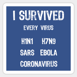 Virus Survivor Magnet